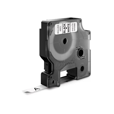 Märkt. Dymo D1 sv./vit 9 mm