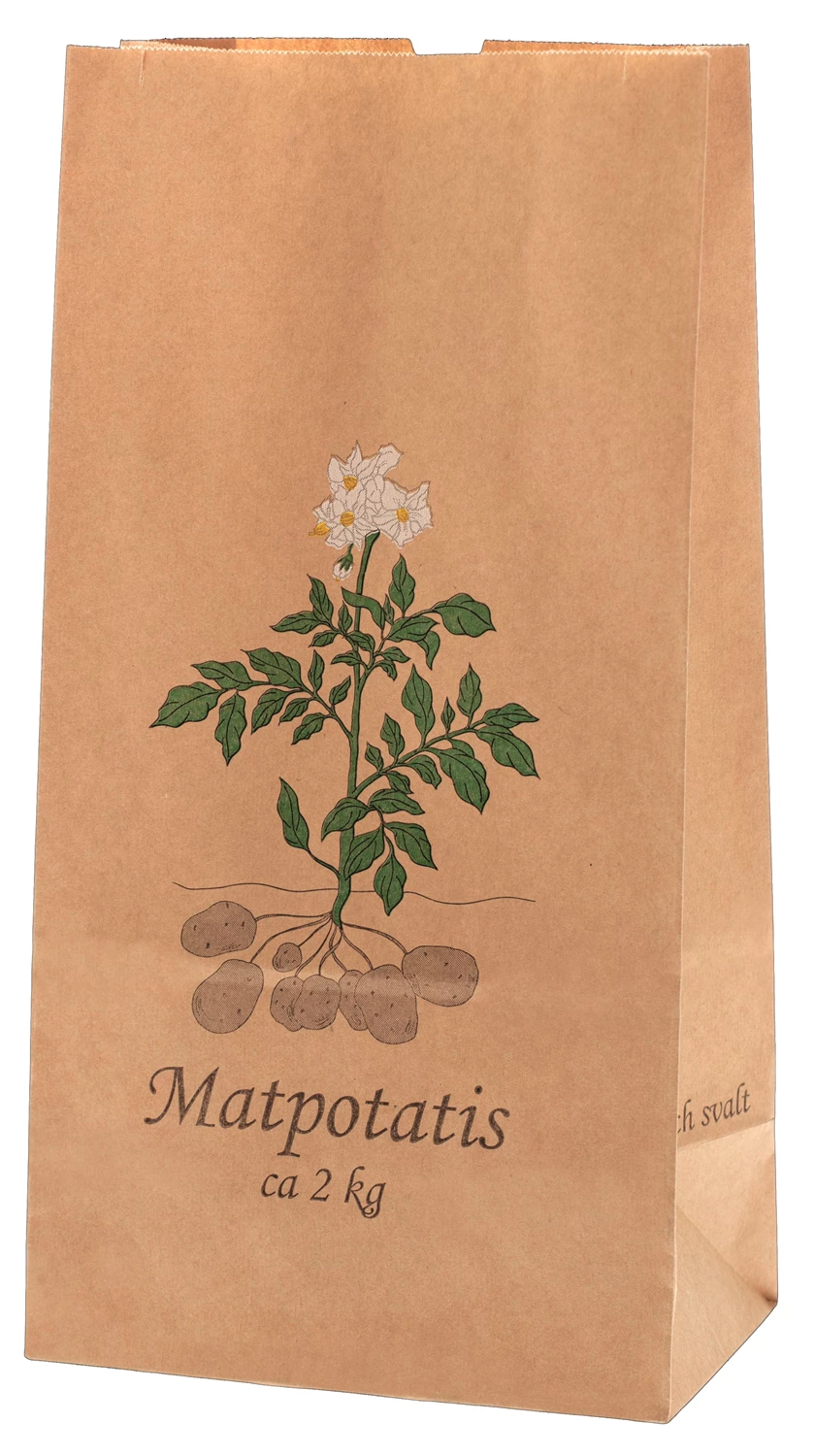 Potatiskanister 2kg brun Matpotatis 500st