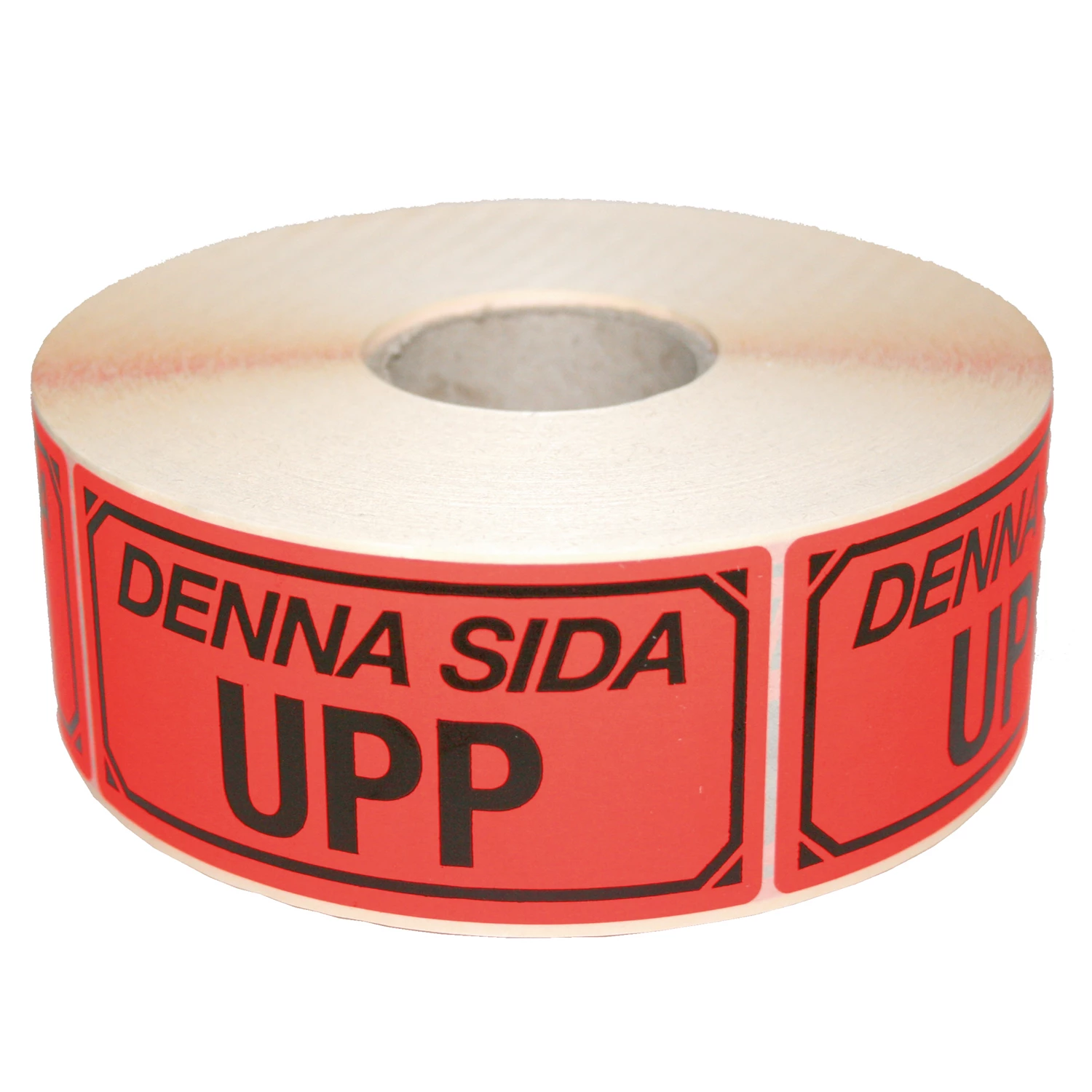 Varningsetikett Denna Sida Upp 50mm x 100m