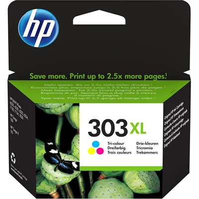 HP No303 XL tri-colour ink cartridge