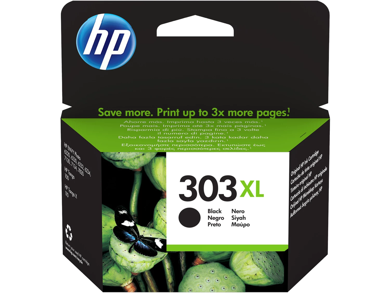 HP No303 XL black ink cartridge