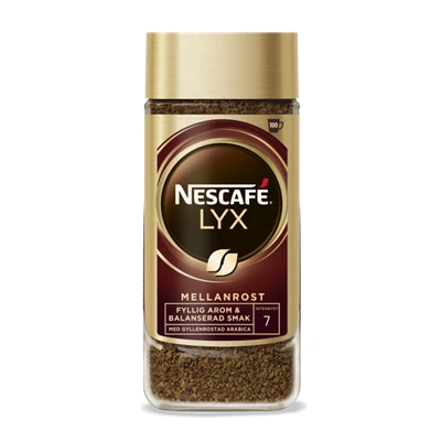 Kaffe Nescafé Lyx Mellanrost Glas 200g 6st/kolli