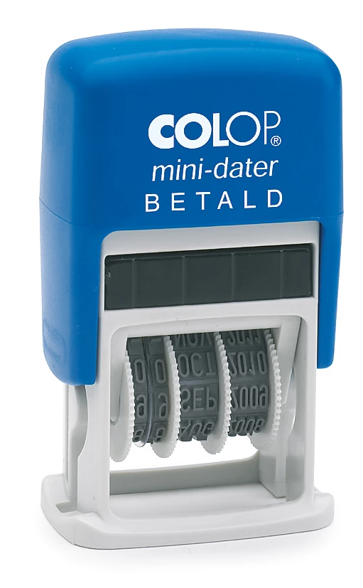 Stämpel Colop 160 betald/datum