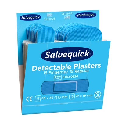 Plåster Blue Detectable 6-pack Cederroth Fingertip