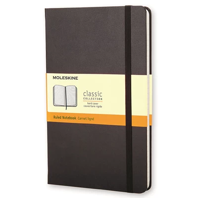 Block Moleskine Hard Pocket linj. svart