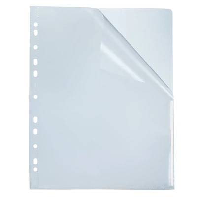 Plastficka Signal A4 vit 10/fp