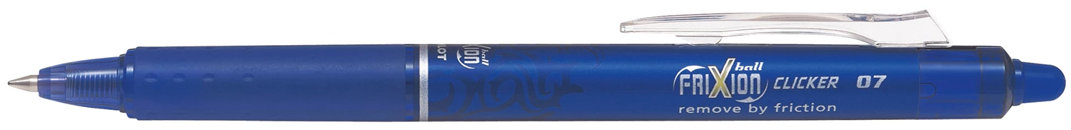 Penna Kul Frixion Clicker 0,7 blå