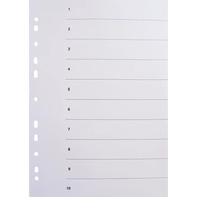 Register rubrikblad 1-10