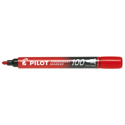Penna Märk Pilot Permanent 100 röd 20/fp