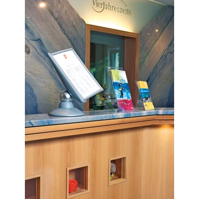 Broschyrställ bord A4