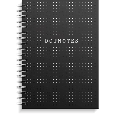 Block DotNotes svart 176x250 mm