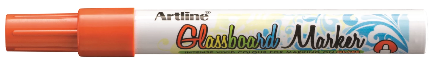 Penna Märk Artline Glassboard fluoorange