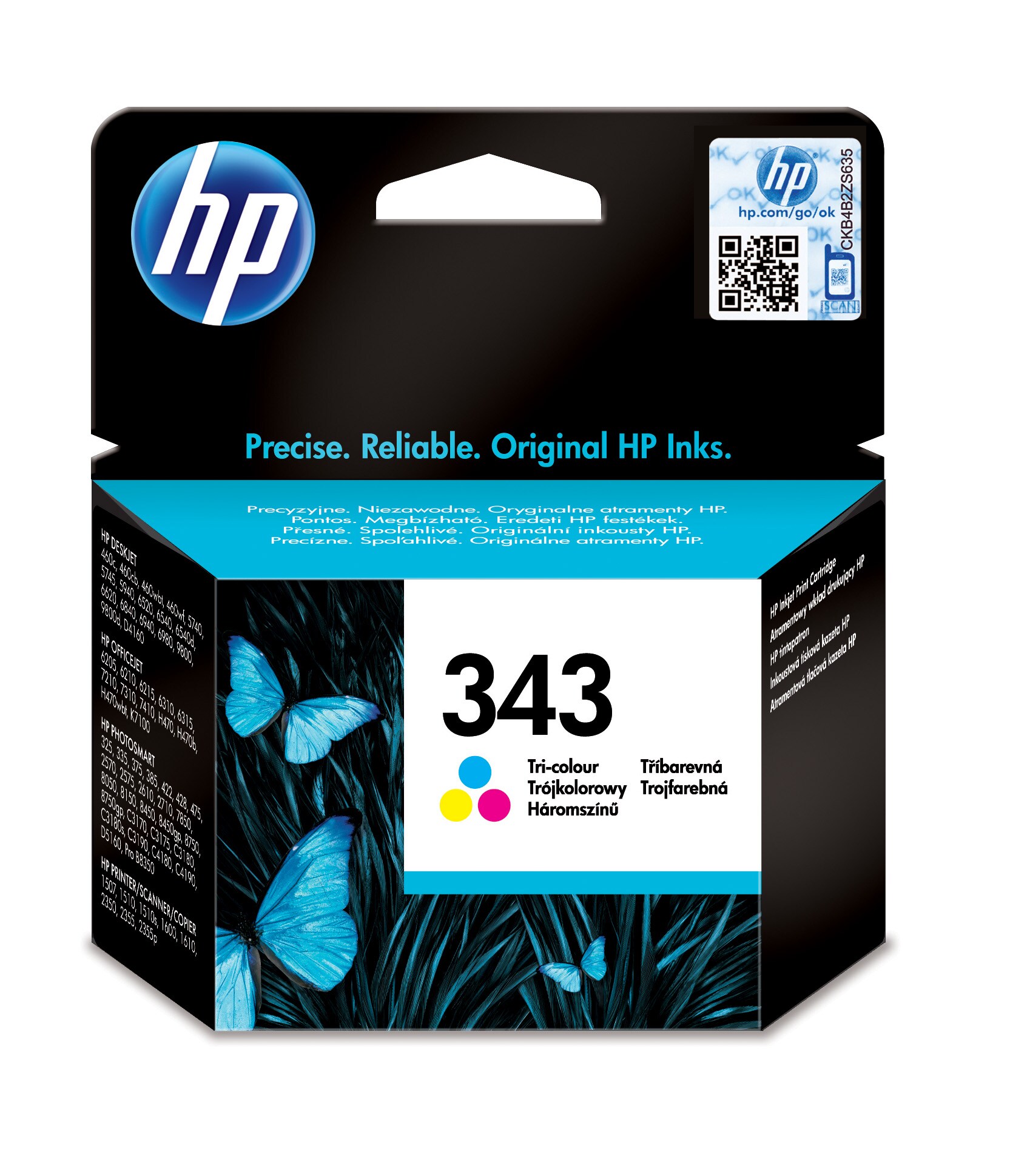 HP No343 color ink cartridge