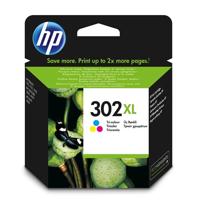 HP No302 XL color ink cartridge
