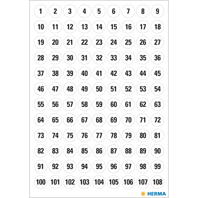 Etikett 1-540 Ø8 540/fp