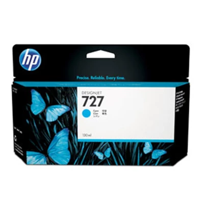 HP No727 Cyan ink cartridge, 130 ml.
