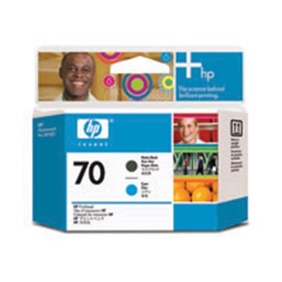 HP No70 black & cyan printhead