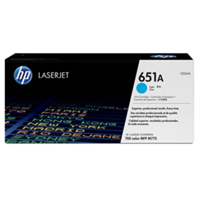HP Color LaserJet 651A cyan toner cartridge