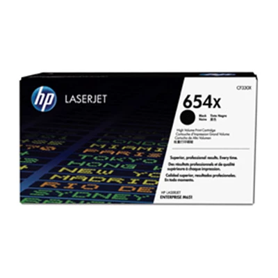HP Color laserjet 654X black toner