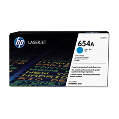 HP Color laserjet 654A cyan toner cartridge