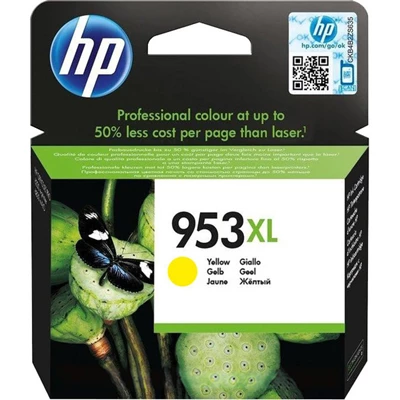 HP No953XL yellow ink cartridge, blistered