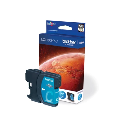 Brother LC1100C ink cartridge high capacity cyan