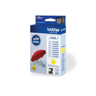 Brother LC225XLY ink cartridge yellow