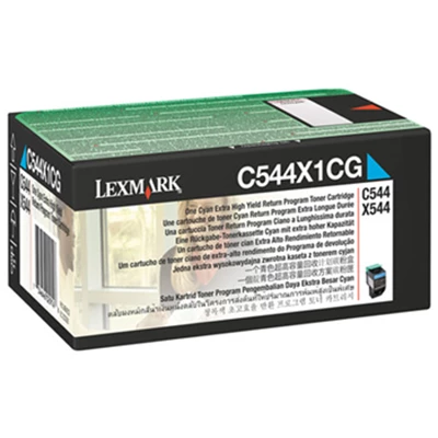 Lexmark C544 cyan extra high yield toner 4K