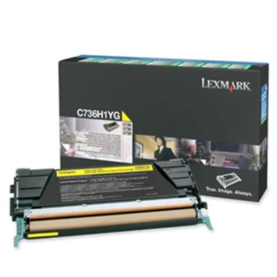 Lexmark C736 toner yellow (prebate) 10K