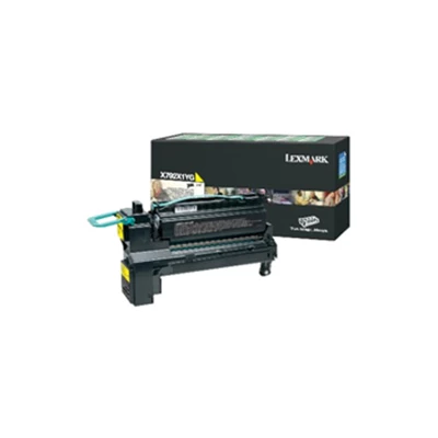 Lexmark X792 toner yellow HC 20K (return)