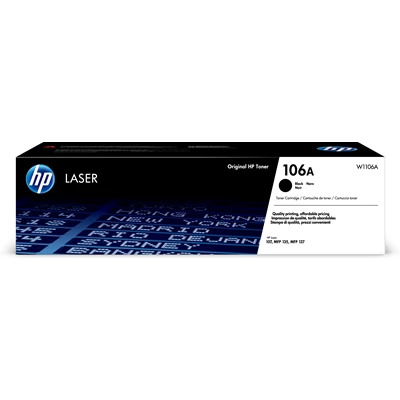 Lasert. HP 106A svart
