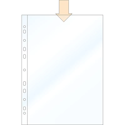 Plastficka Nordic Office A4 0,06 klar 100/fp