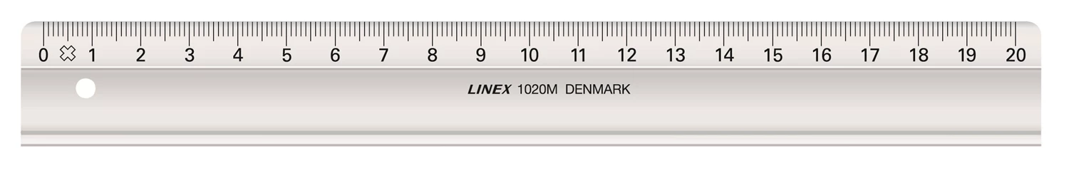 Linjal Linex 20 cm