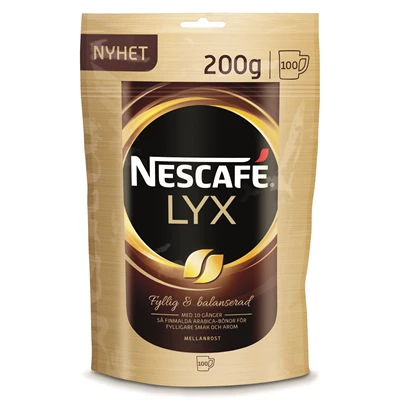Snabbkaffe Nescafé Lyx Mellanrost 200g