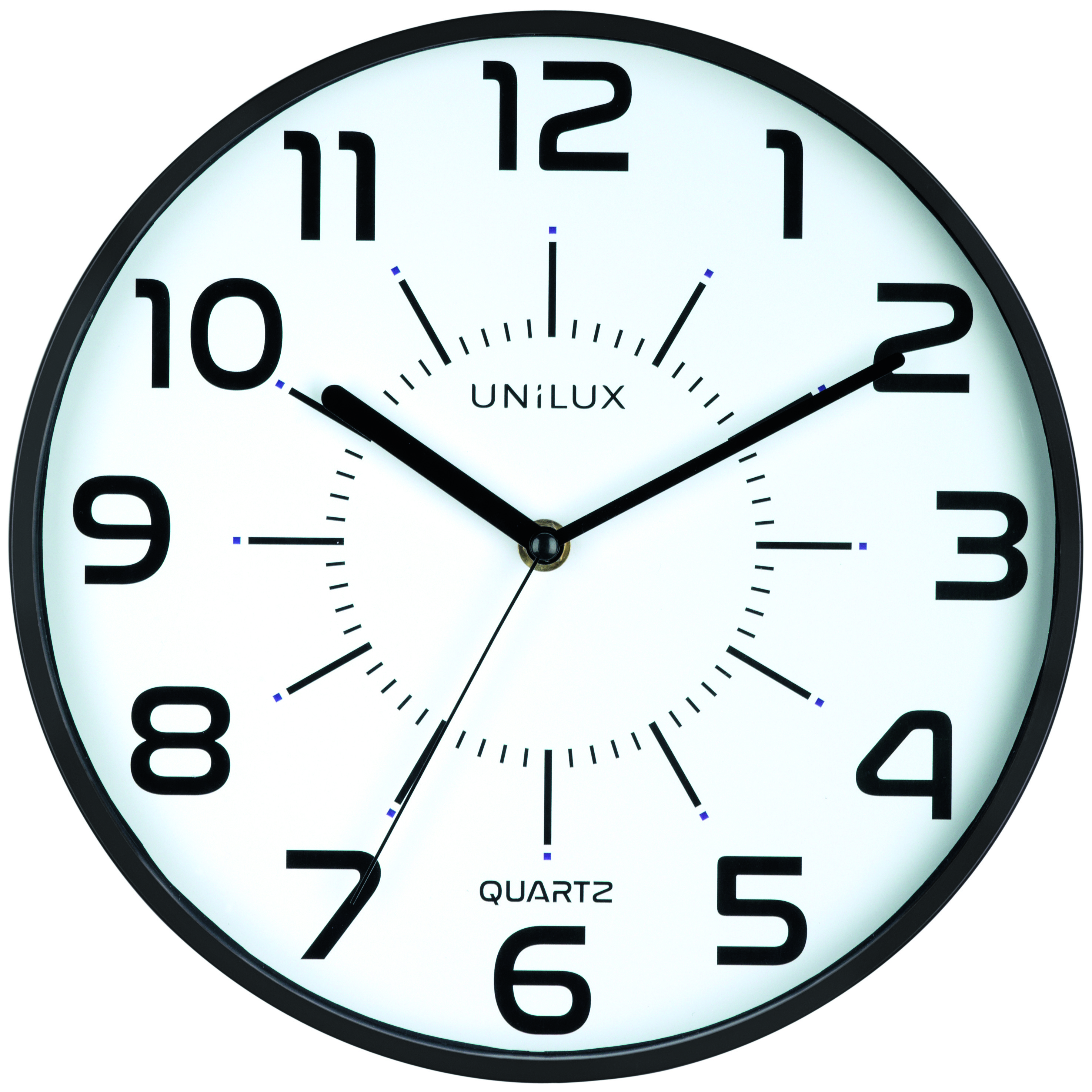 Klocka Unilux Pop Ø 28 cm svart