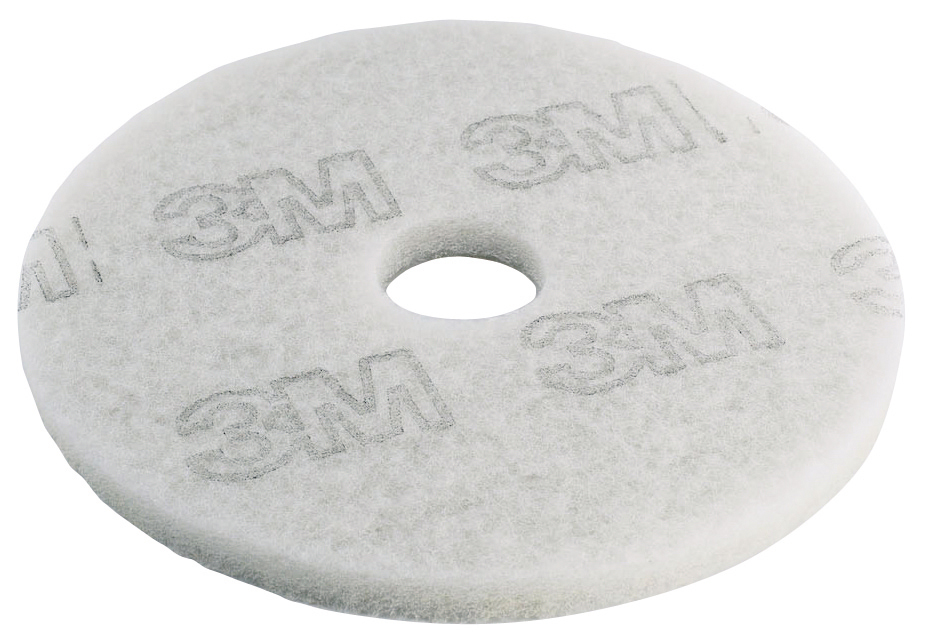 Golvvårdsrondell 3M 16" - 406mm Vit