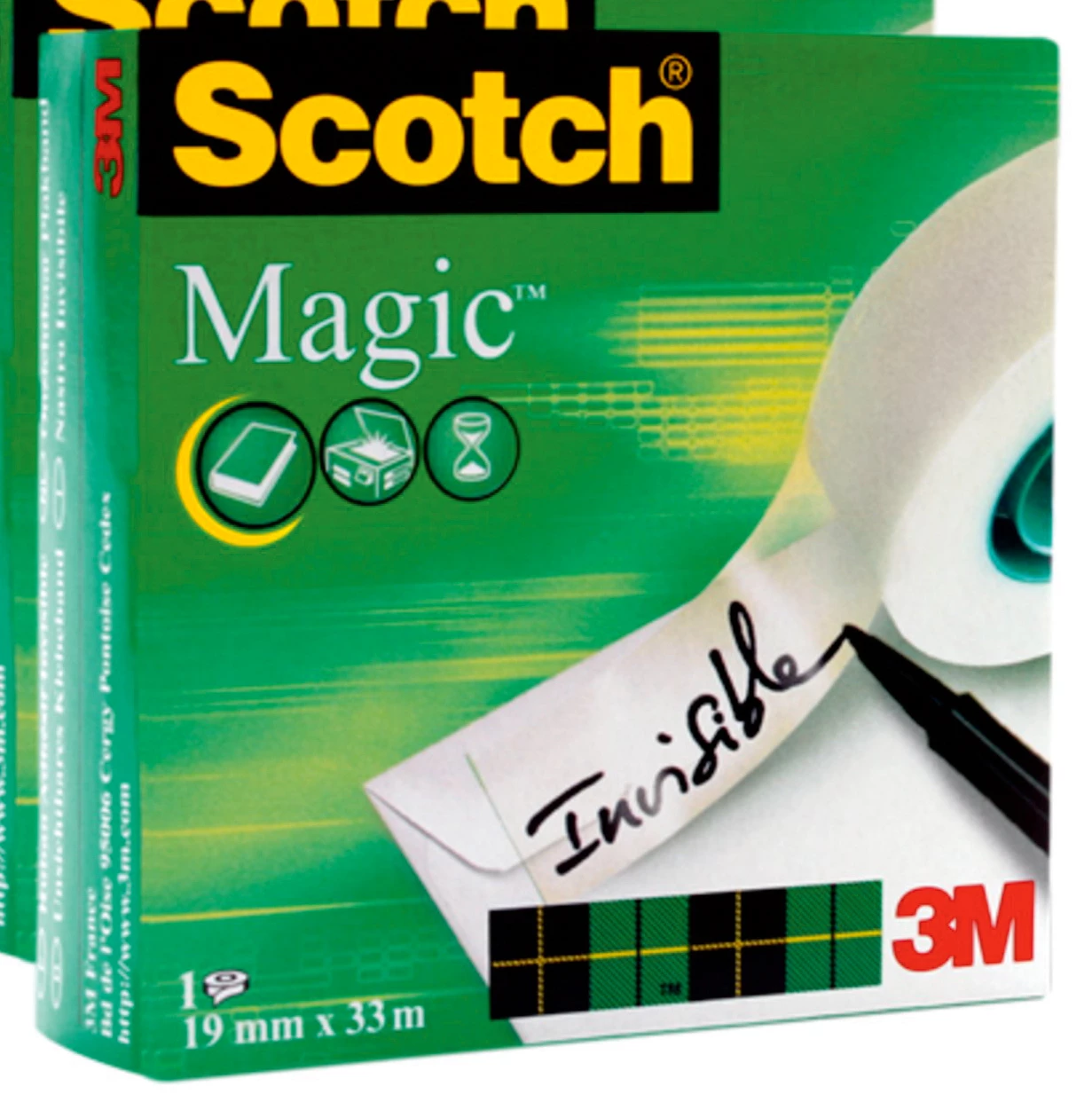 Dokumenttejp Scotch Magic 810 19mm x 33m