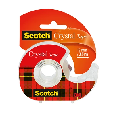 Tejphållare Scotch Crystal 19mm x 25m