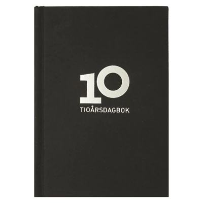 Dagbok 10 år svart