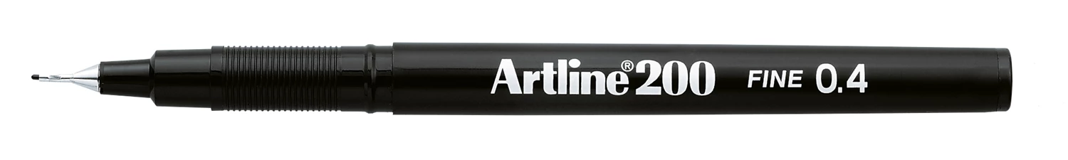 Penna Fiber Fineliner Artline 200 svart