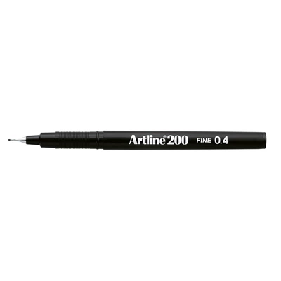 Penna Fiber Fineliner Artline 200 svart