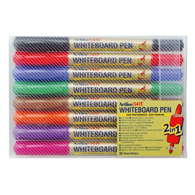 Whiteboardpenna Artline 541T 8-set