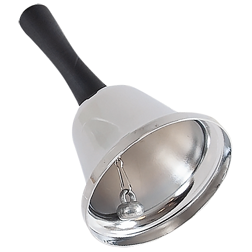 Receptionsklocka med handtag