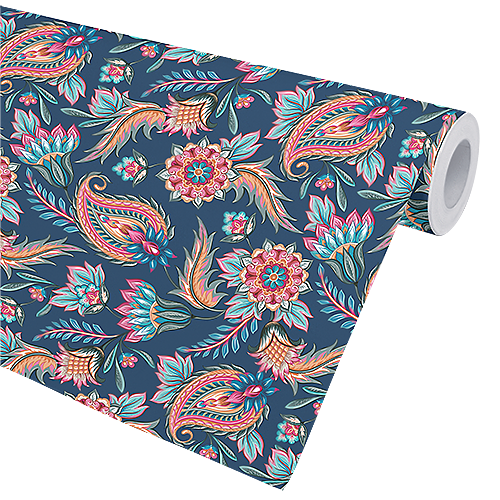 Presentpapper Paisley 0,38x165 m