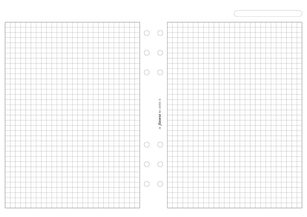 Anteckningsblad A5 rutade vita 25/fp