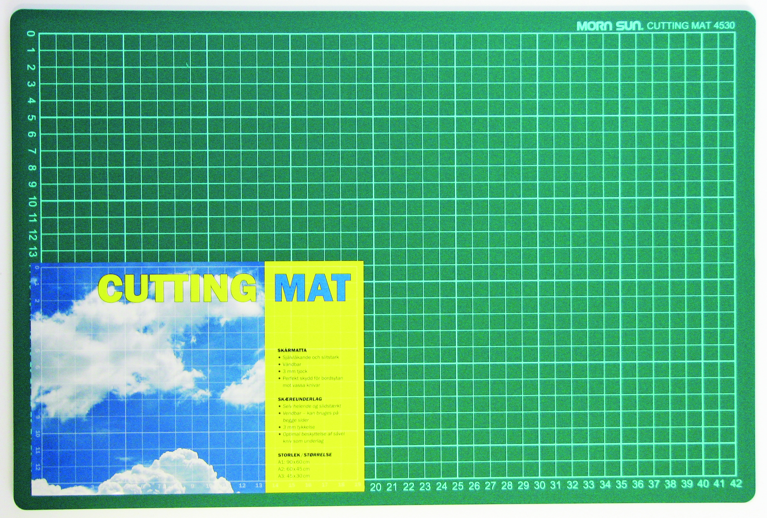 Skärunderlägg 60x45 grön