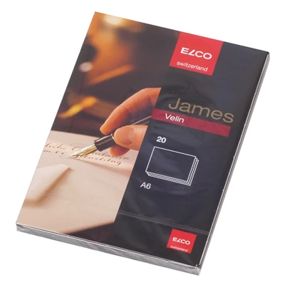Kort James Velin A6 20st/fp