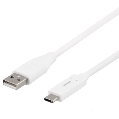 Kabel USB-C till USB-A Deltaco 1 m