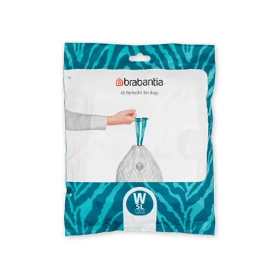 Soppåse 5L Brabantia Perfect Fit W 40st/rl