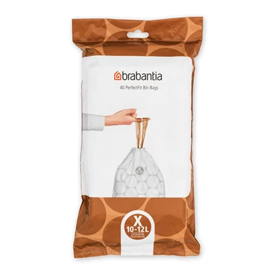 Soppåse 10-12L Brabantia Perfect Fit X 40st/rl